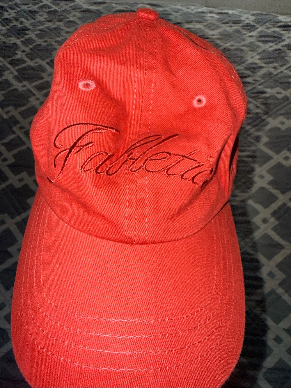 Fabletics Red Embroidered Baseball Cap - Picture 2 of 6